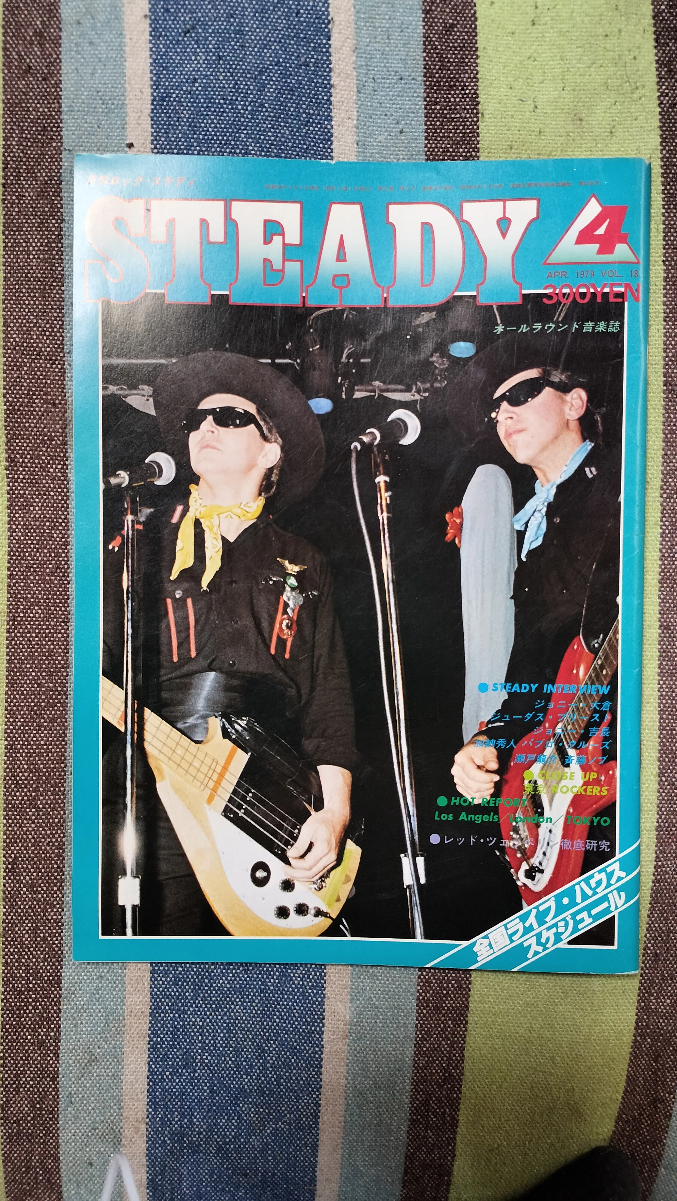 獲物の分け前〜「月刊ロック・ステディ 1979年4月号」｜スガイヒロシ