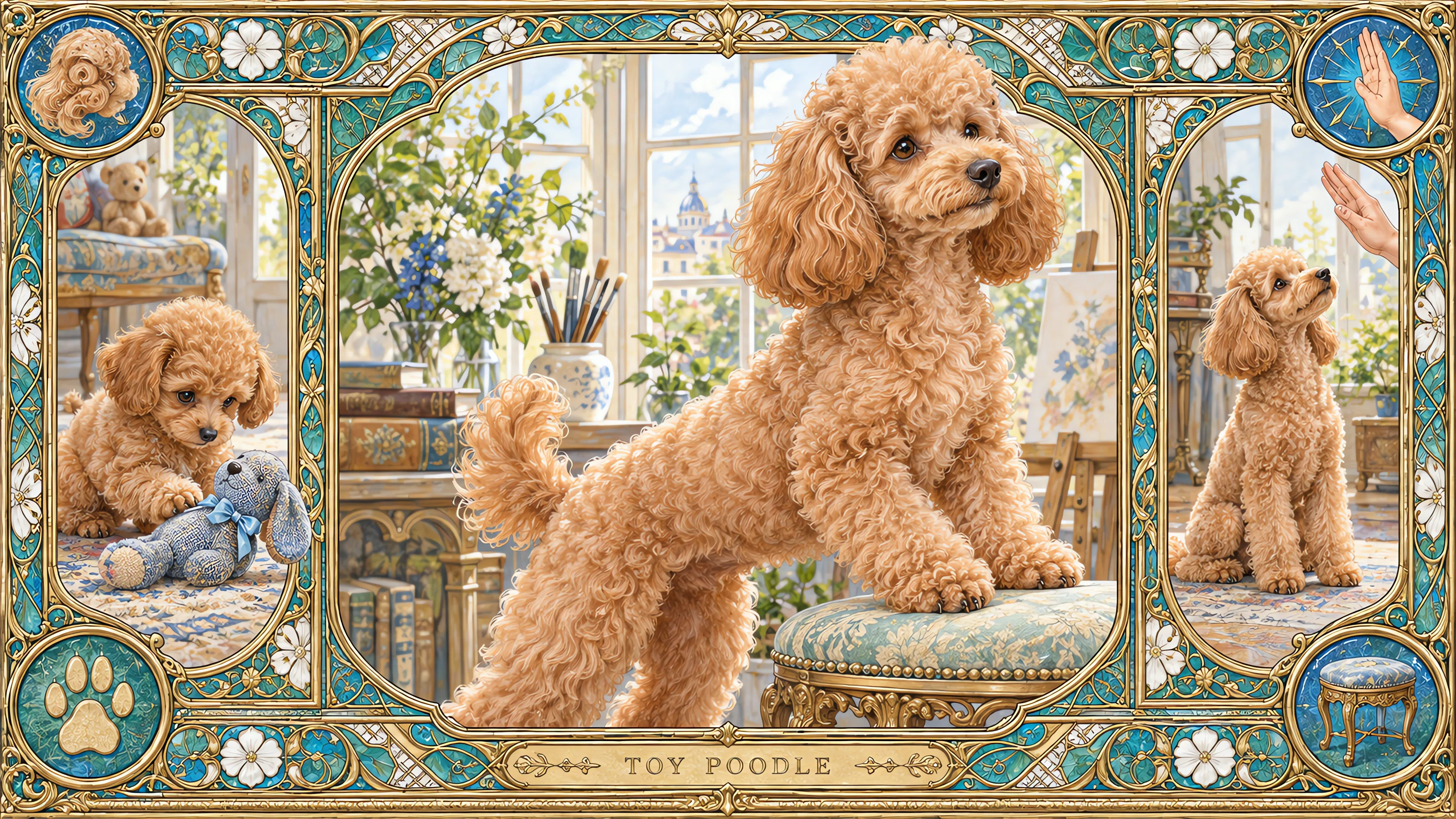 描くイヌ1】 柴犬・トイプードル・ダックスフンド・チワワ