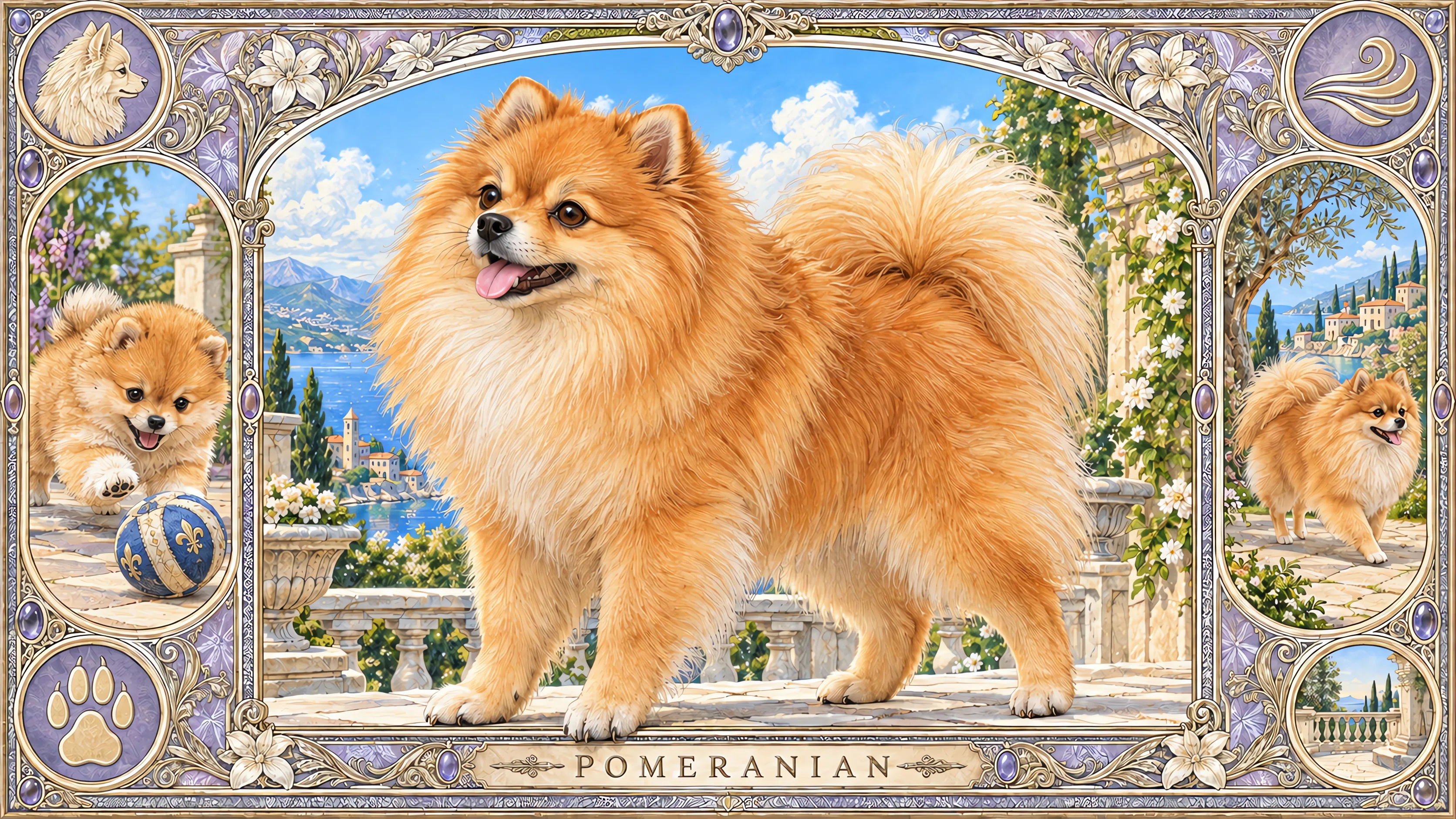 描くイヌ1】 柴犬・トイプードル・ダックスフンド・チワワ