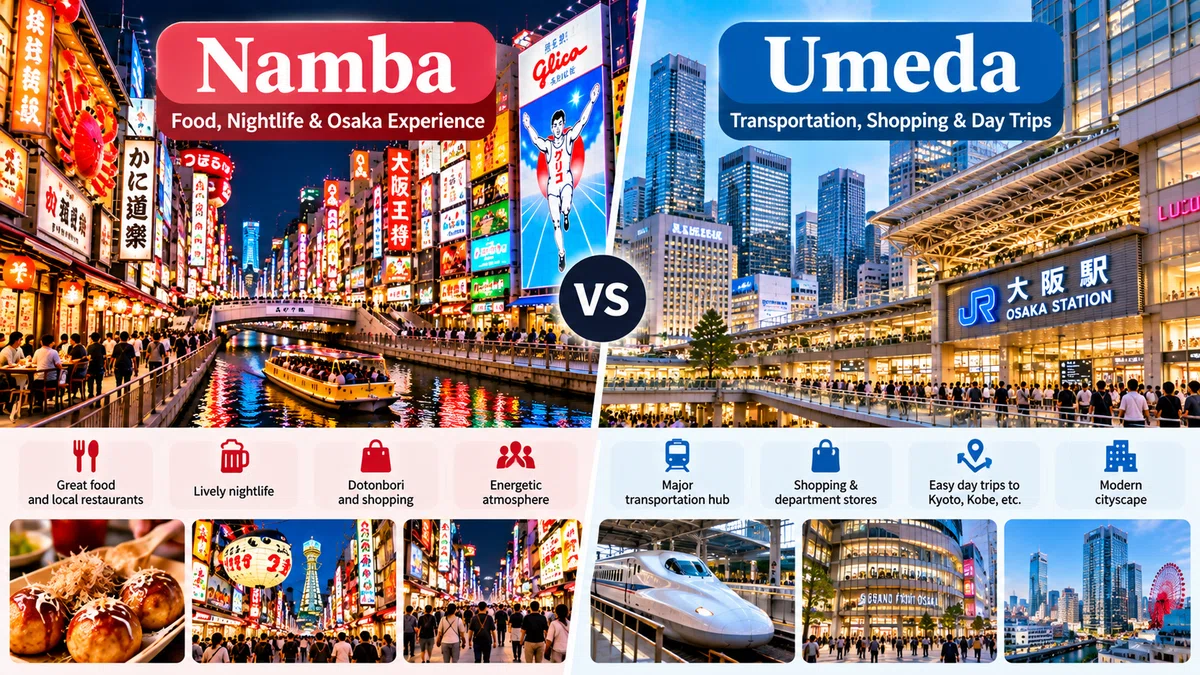 Compare First Guide Where to Stay in Osaka: Best Areas for First-Time Visitors — A Local’s ...