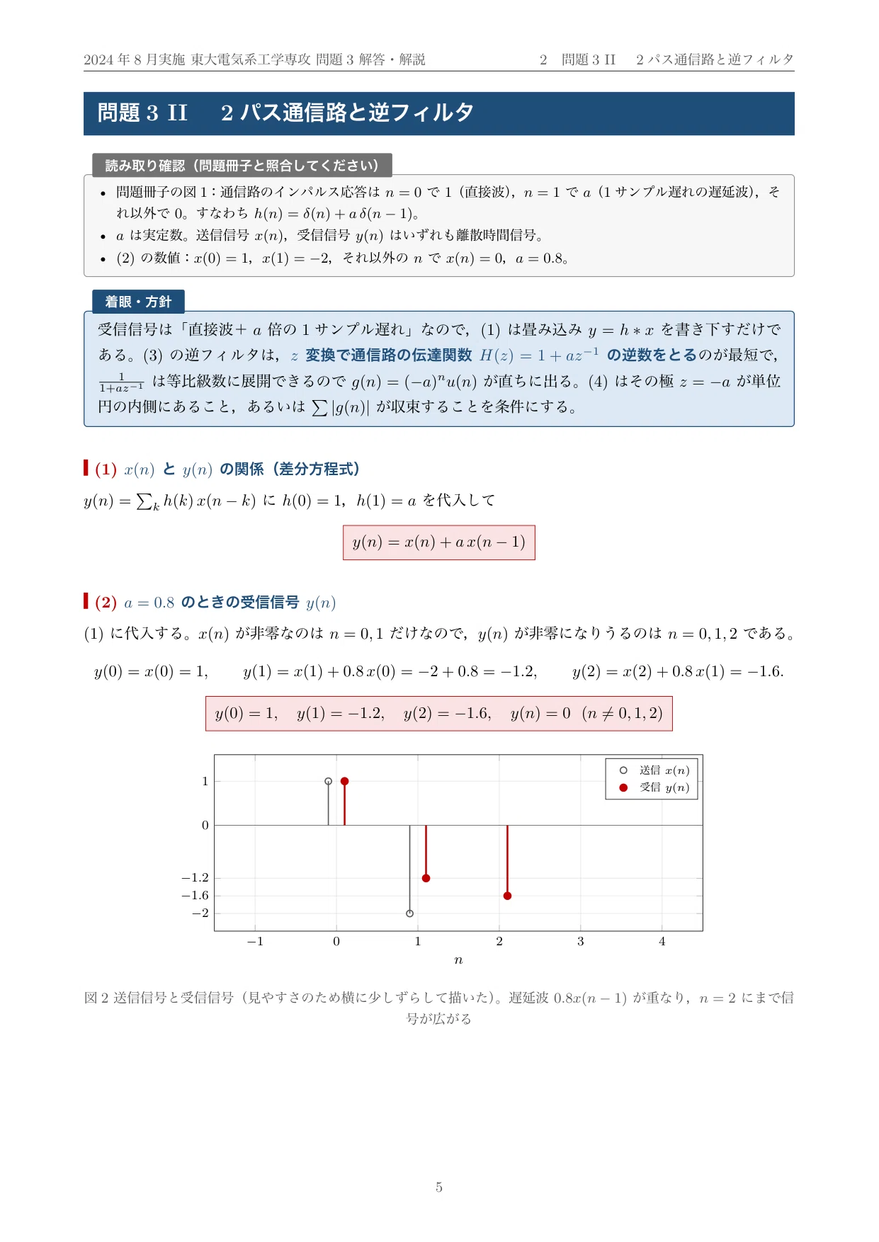 院試過去問】2024年度実施 東京大学 電気系工学専攻「情報工学I」解答