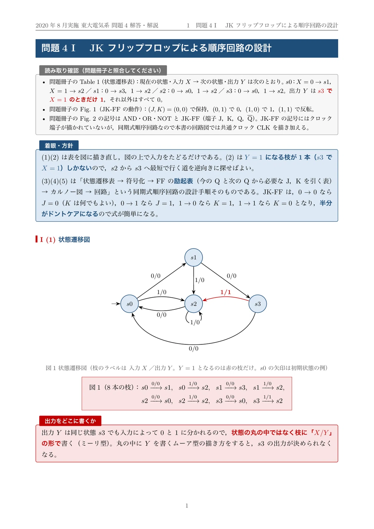 院試過去問】2020年度実施 東京大学 電気系工学専攻「情報工学II」解答