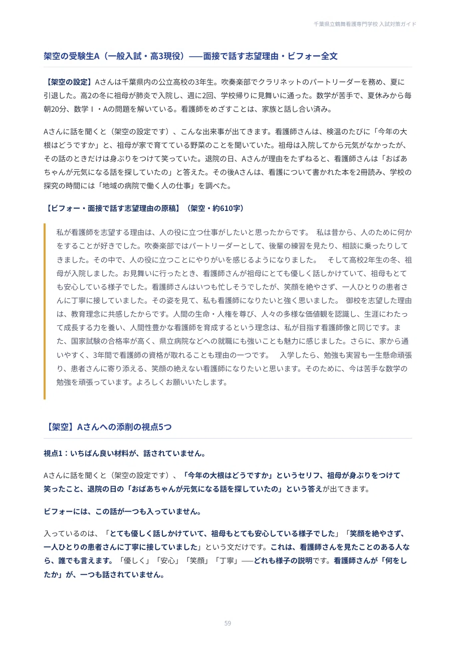 [Chiba Prefectural Tsurumai Nursing College] General Entrance Exam ...