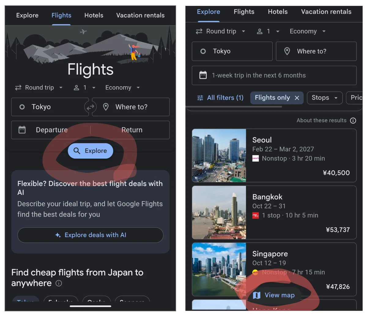 [신의 기능] 시기를 가리지 않는 분 필독! Google Flights로 초저가 해외 항공권 구하는 꿀팁 ️｜sayaka