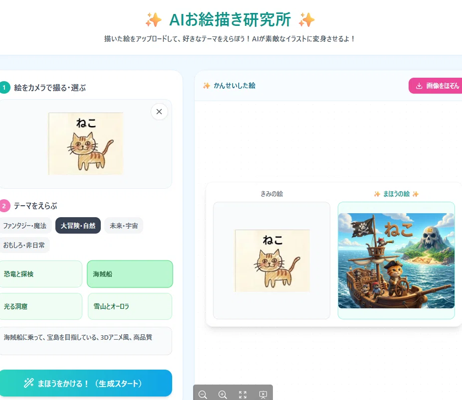 自分のお絵かきがAIキャラクターに？！ThanksDayイベントレポート