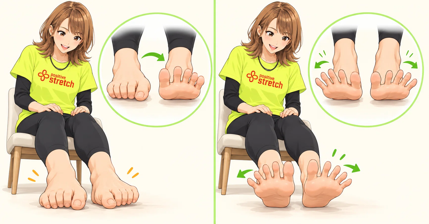 Are you moving your toes properly? 🦶 A toe habit to start today｜ポジティブストレッチ