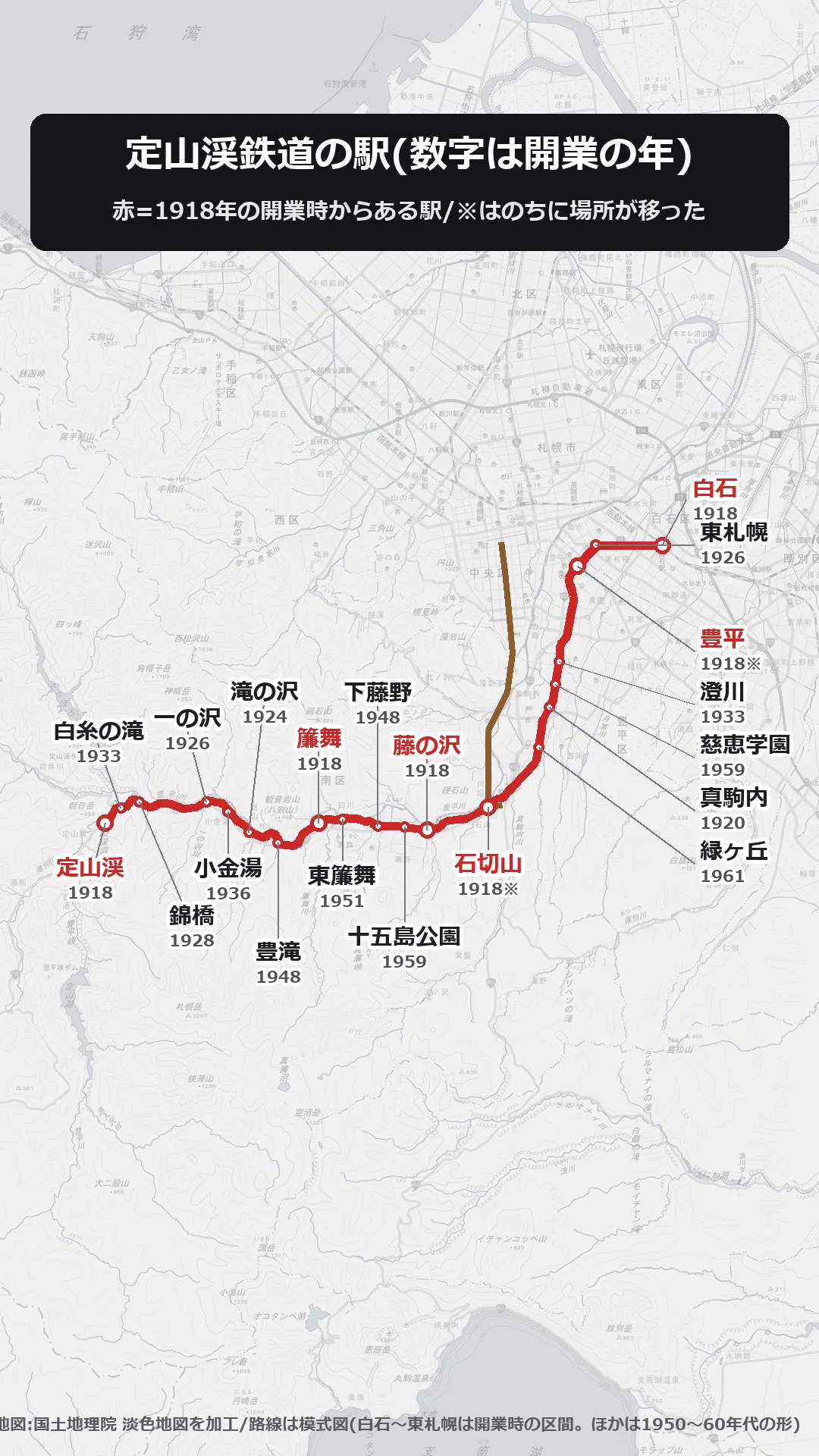 定山渓鉄道は