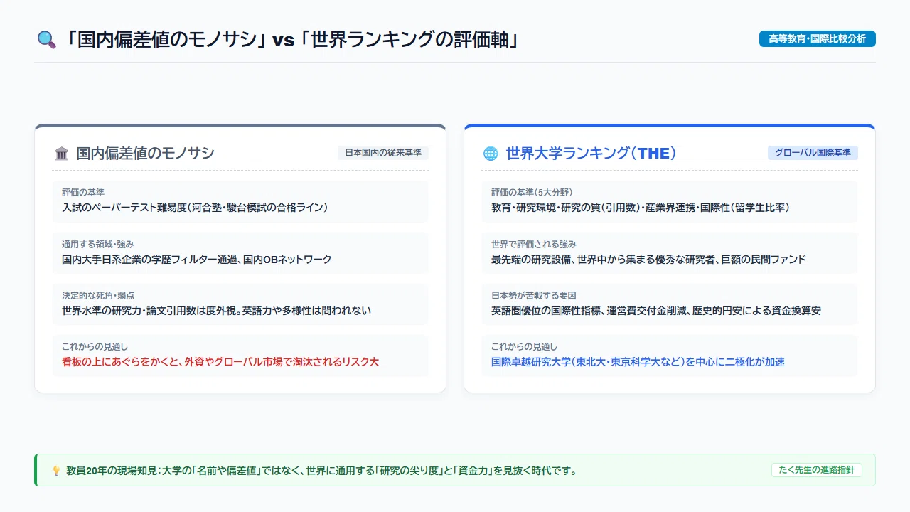 世界大学ランキングで日本の大学は何位？東大27位・京大62位の実態と偏差値の罠を徹底解剖