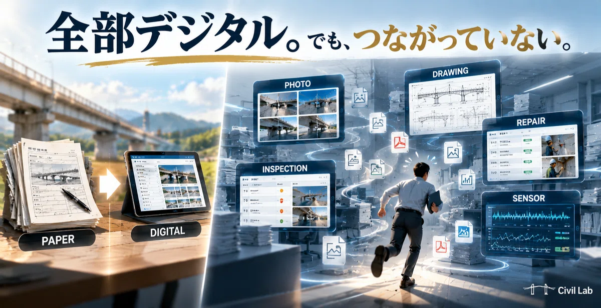 Digitalization Paper What exactly is Bridge DX? — Digitization alone does not equal DX|Civil Lab