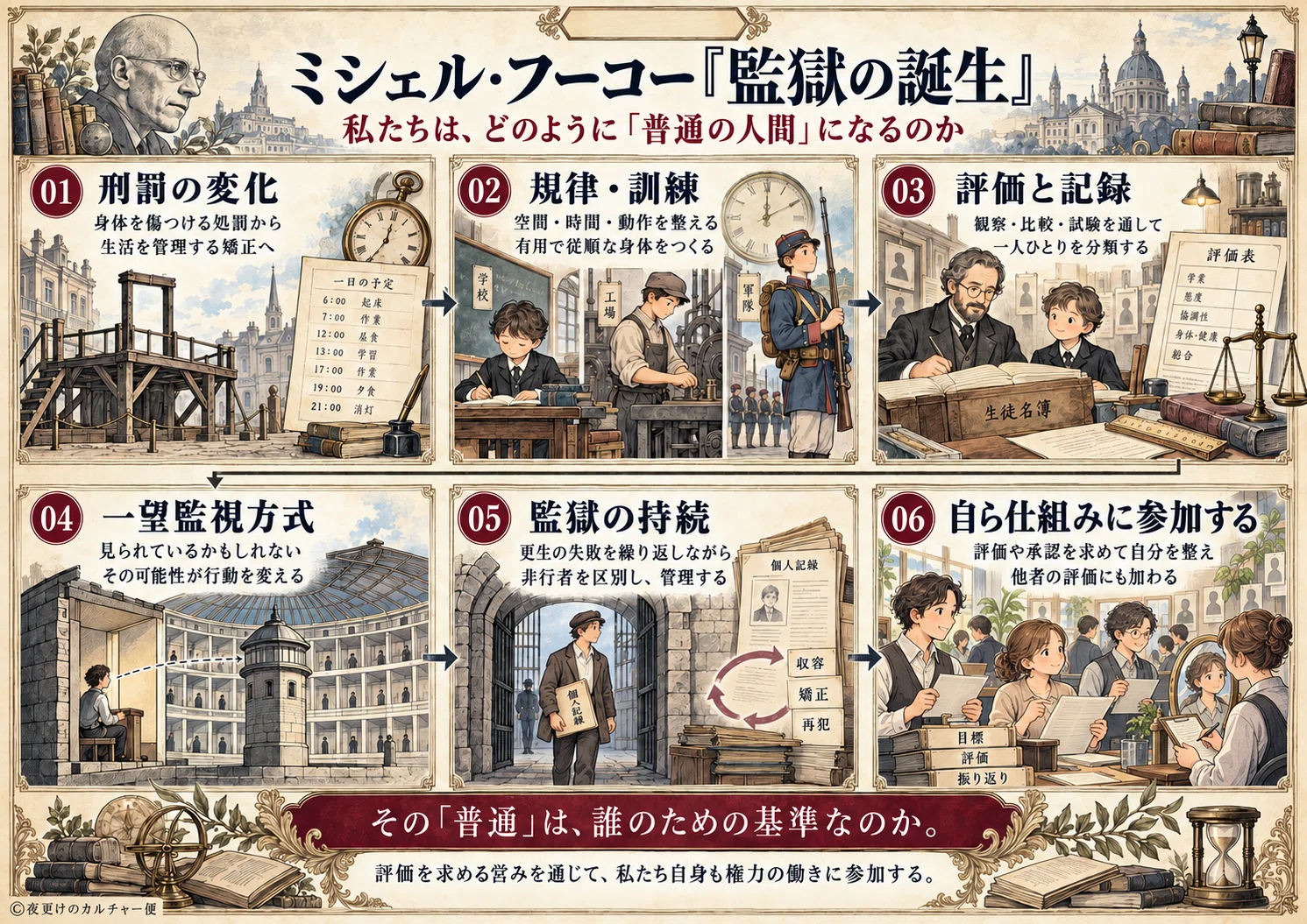 書評】ミシェル・フーコー『監獄の誕生』――私たちは、どのように「普通