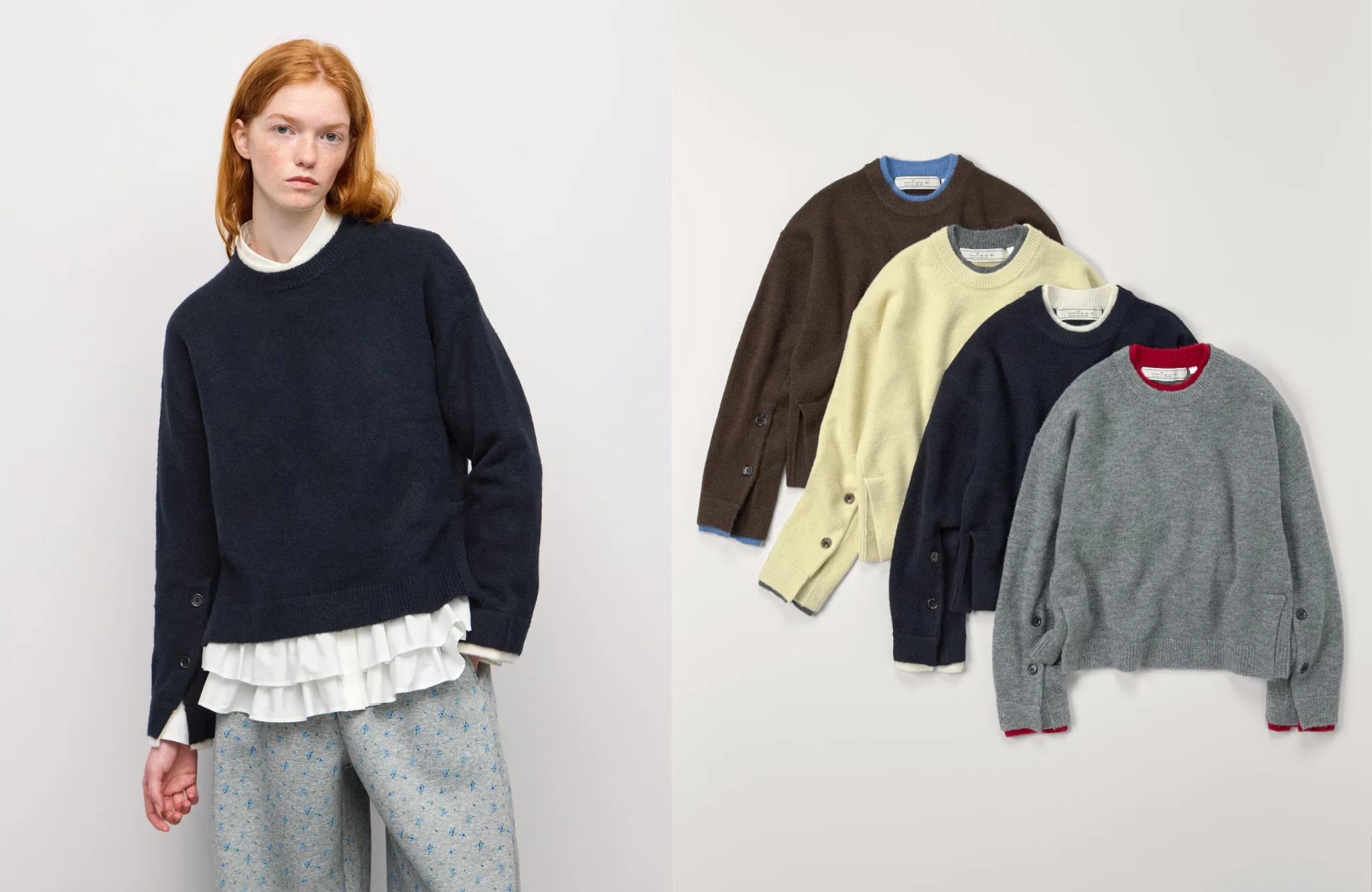 rokh ニット 骨格ウェーブ】GU × rokh 2026秋冬、30代の私が選んだのはフリルシャツ