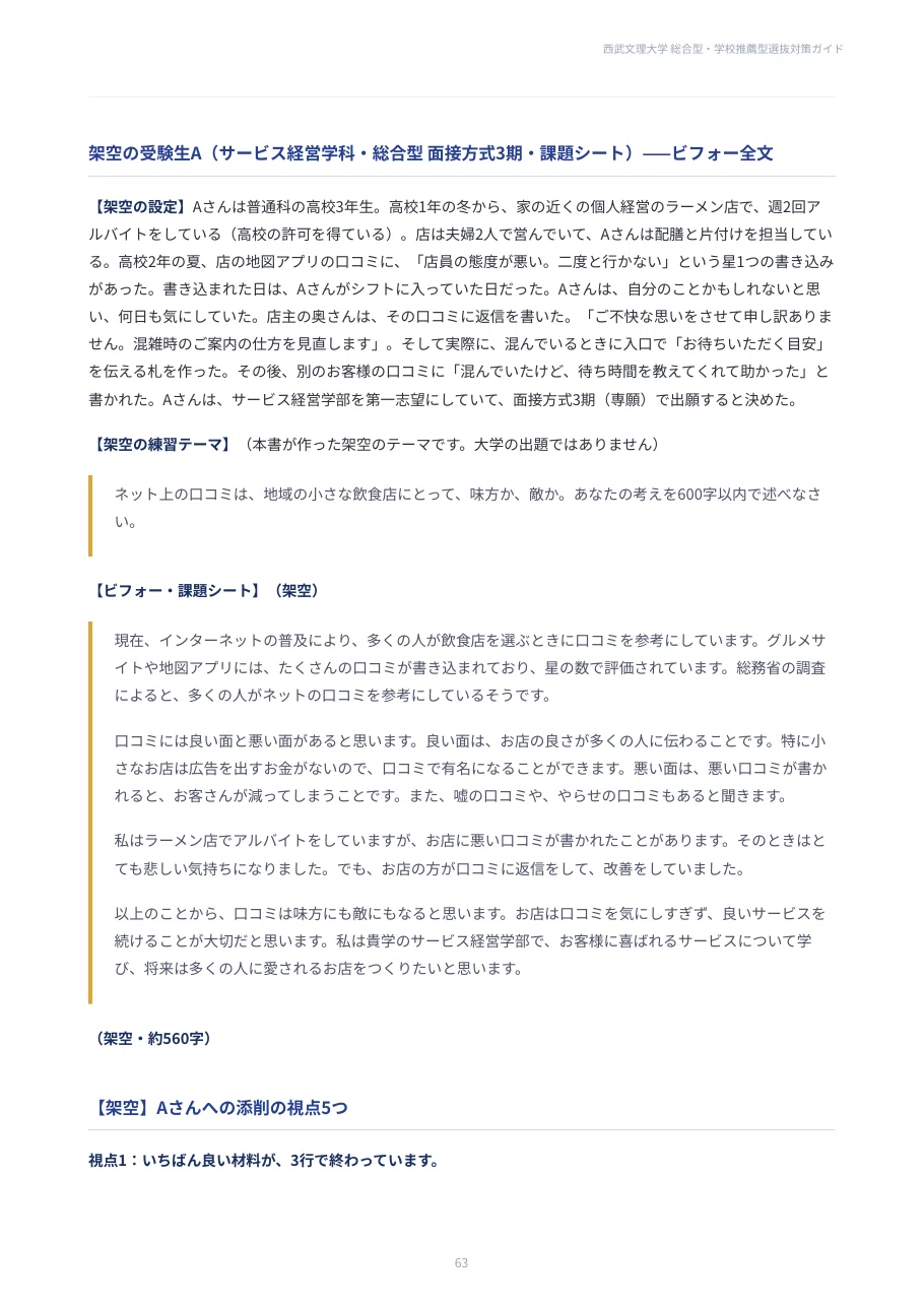 [Bunri University of Hospitality] Comprehensive and School ...