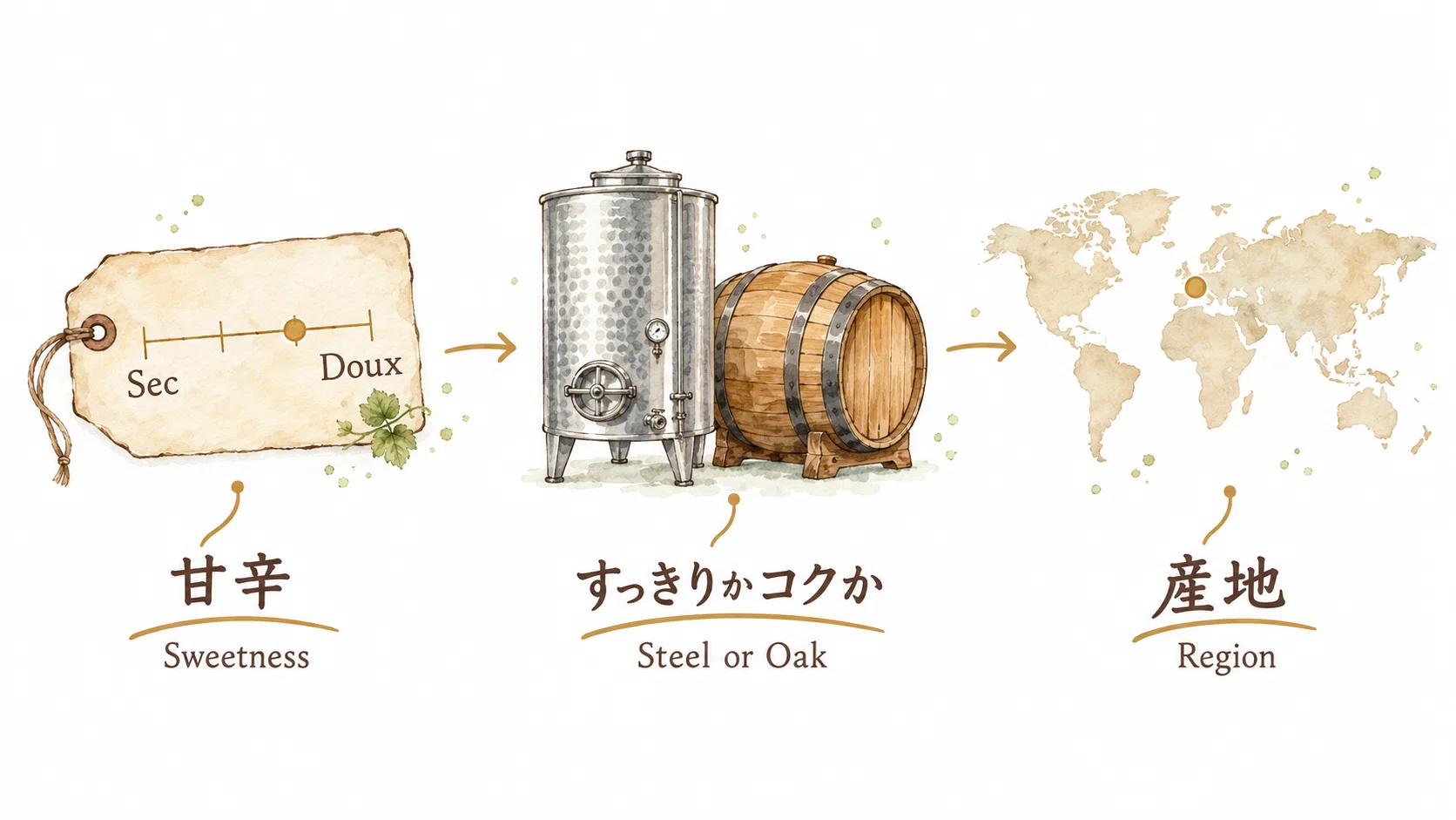13 Recommended White Wines | How to Choose by Dryness, Sweetness, and ...