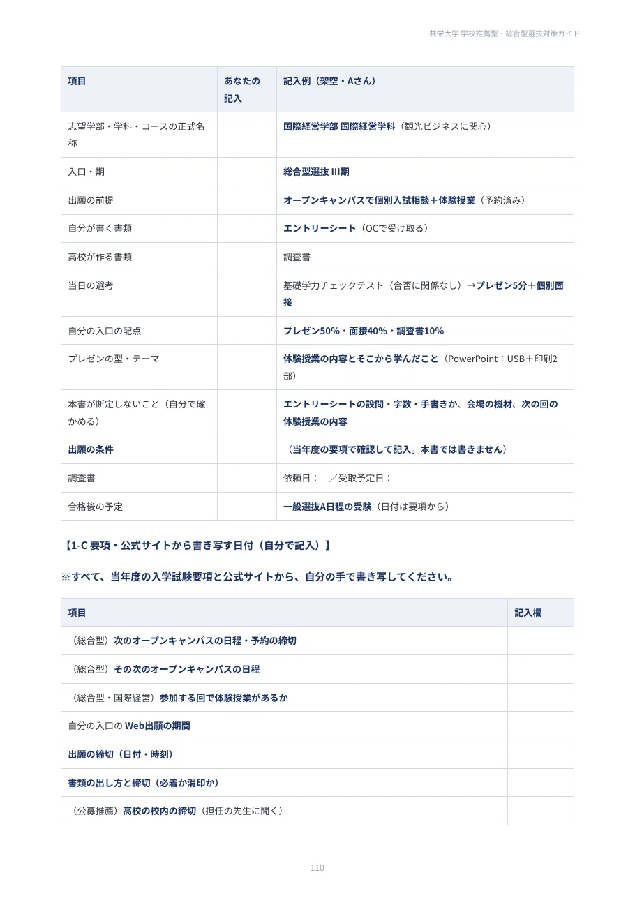 [Kyoei University] School Recommendation & Comprehensive Selection ...