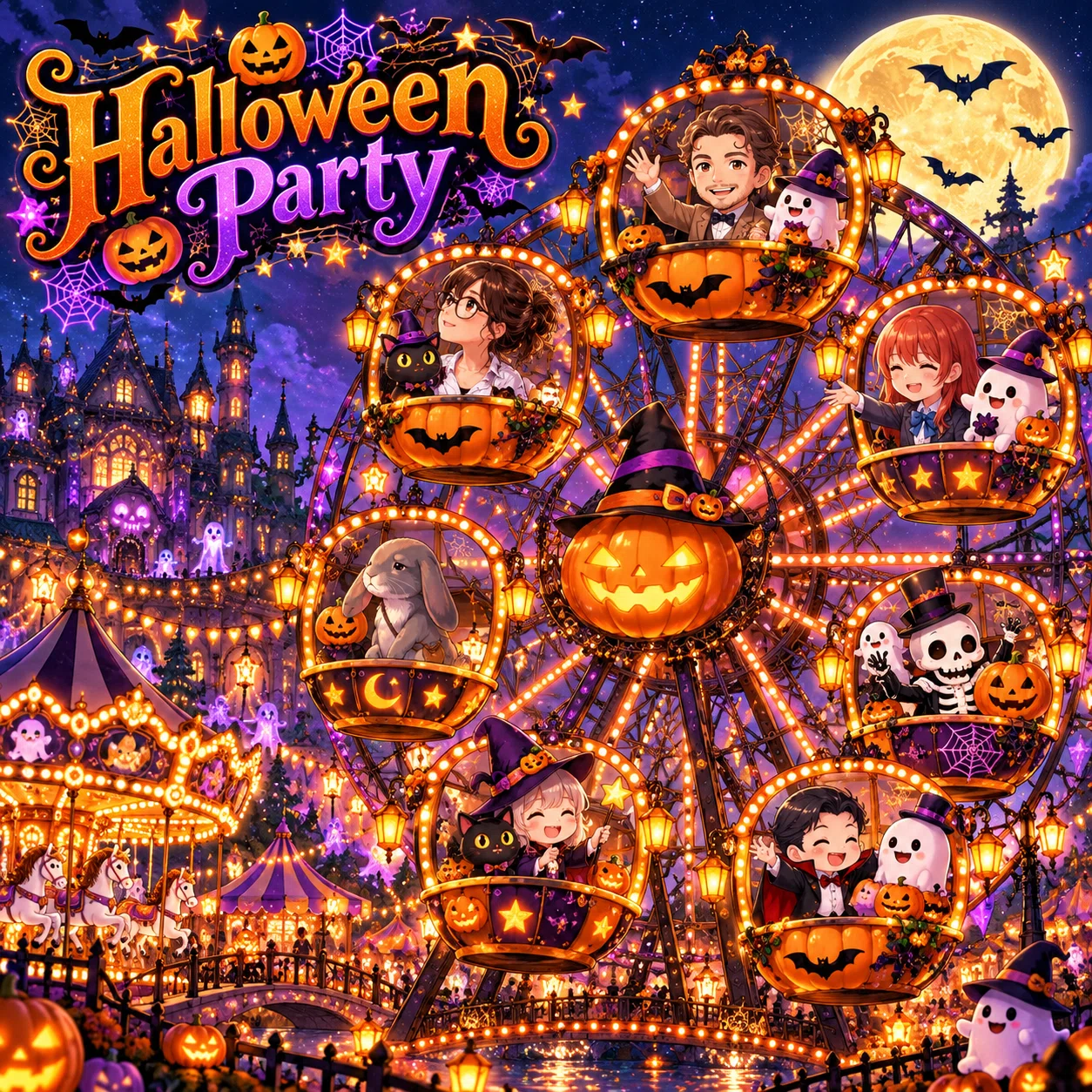 🎃 Halloween Party！ハロウィン観覧車に乗りませんか？｜LaLaLa