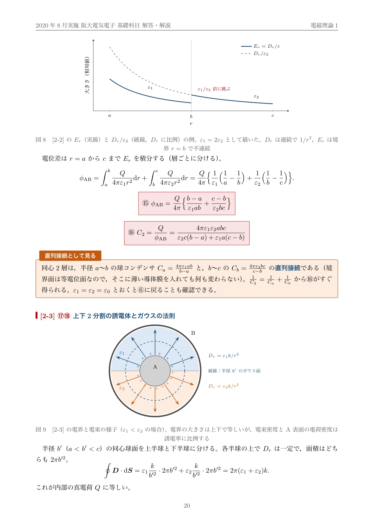 院試過去問】2020年度実施 大阪大学 電気電子情報通信工学専攻 解答