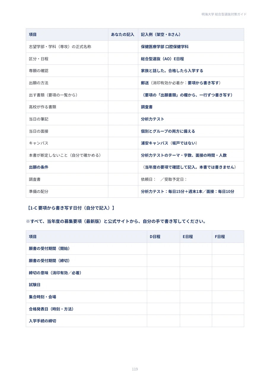 [Meikai University] Comprehensive Selection Preparation Guide, 131 ...
