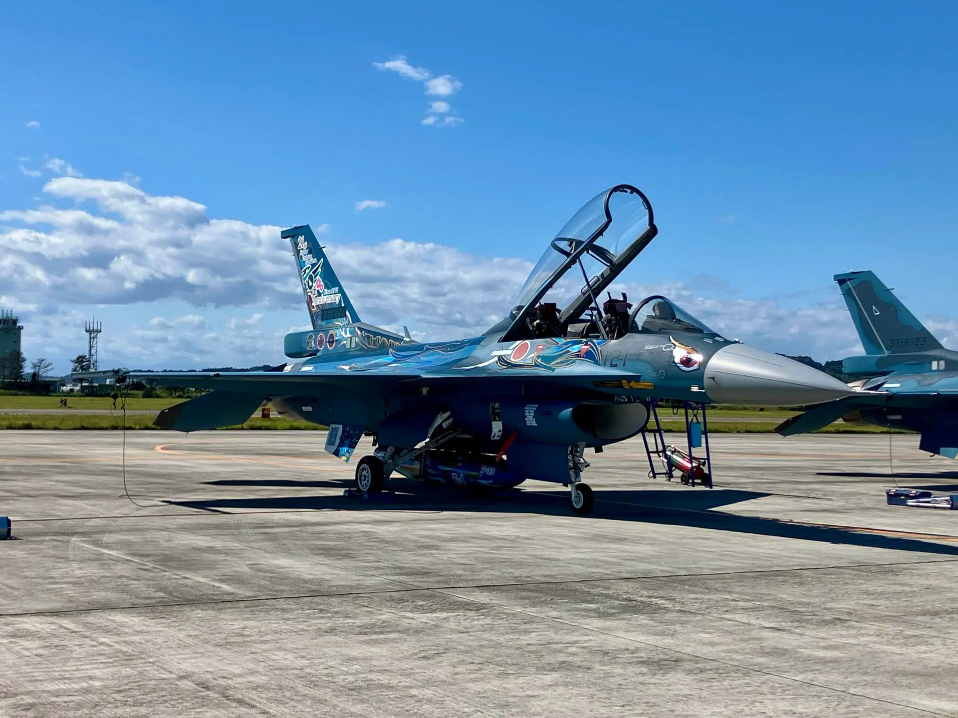 松島基地航空祭に第21飛行隊のF-2B記念塗装機｜航空ファン編集部