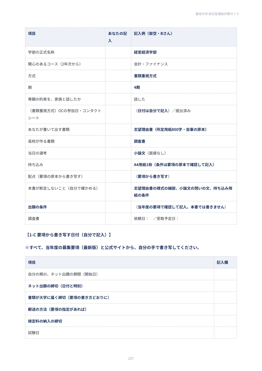 [Kaetsu University] Comprehensive Selection Preparation Guide, 120 ...