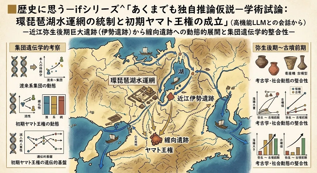 🟫歴史に思うーifシリーズー「あくまでも独自推論仮説ー学術試論：環