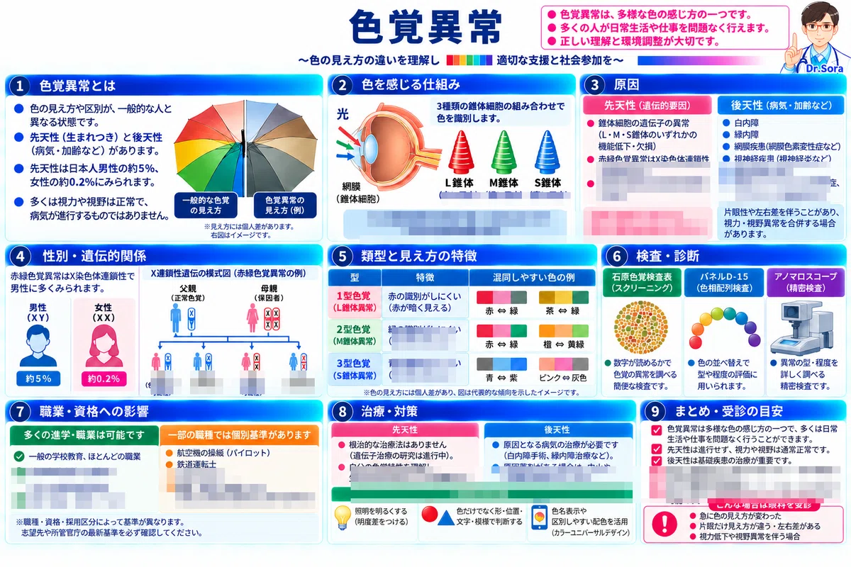 Important Note Color Color Vision Deficiency|Dr.Sora