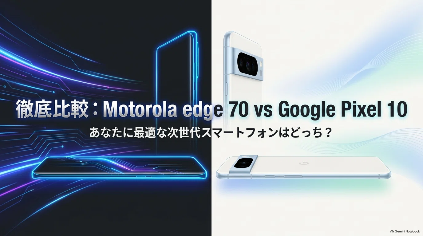 motorola-edge-70-fusionとGoogle Pixel-9aのスペック・価格などを比較