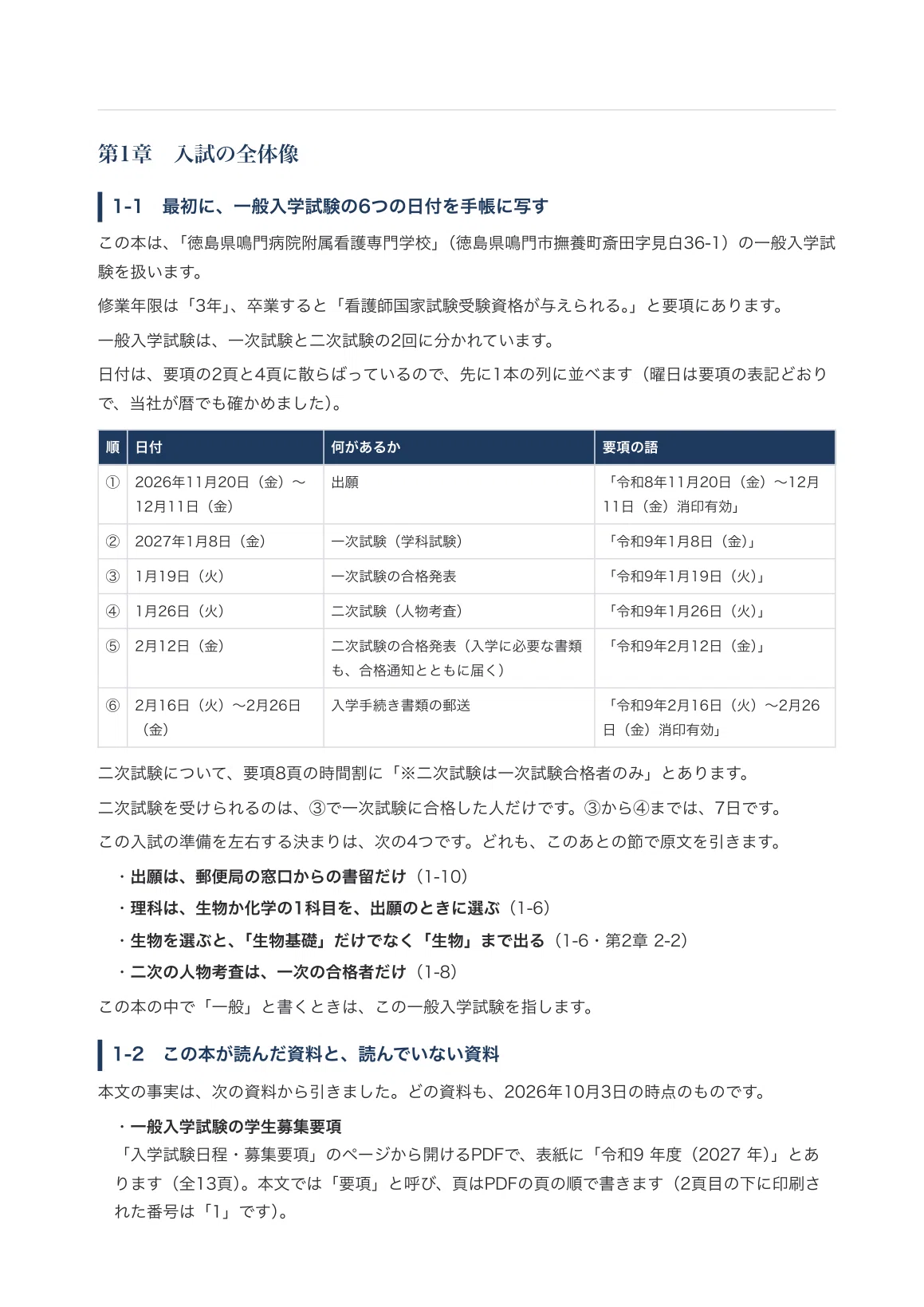 [Tokushima Prefectural Naruto Hospital Nursing School] Entrance Exam ...