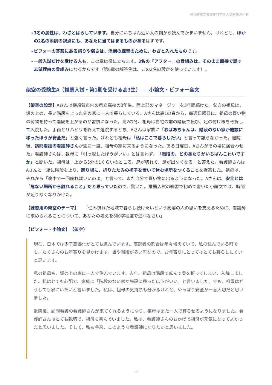[Yokosuka City Nursing College] Recommendation, Working Professional ...