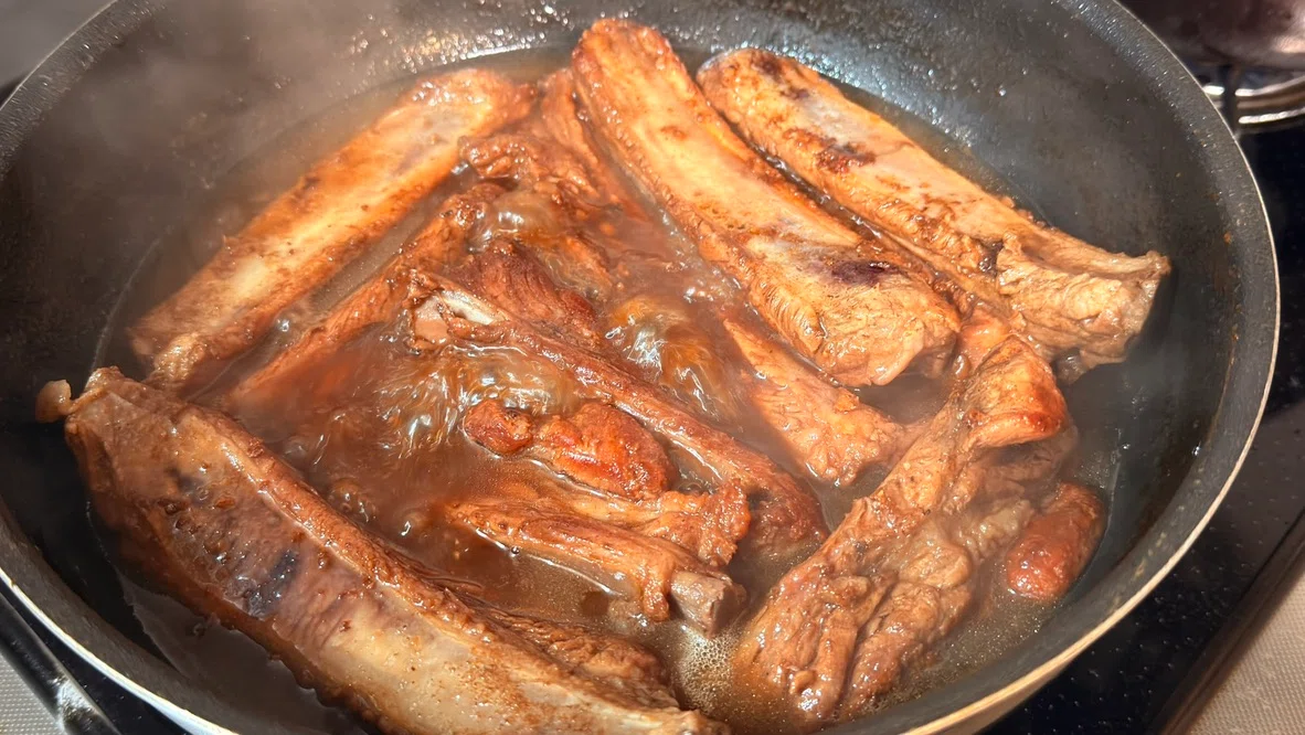 For a lonely night, spare ribs.｜まさおに