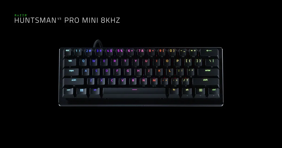 Razer Huntsman V3 Pro Mini 8KHz のレビュー・口コミ評判と特徴
