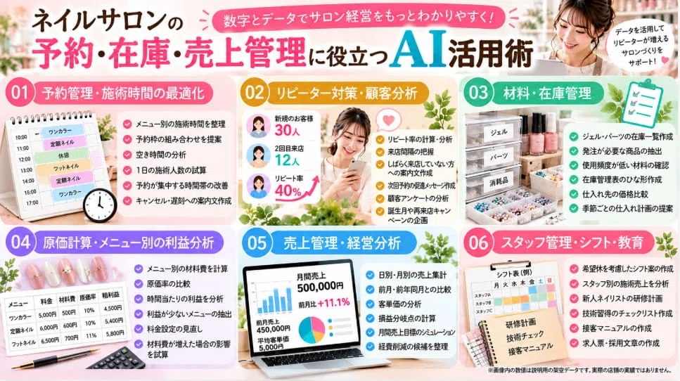 Origin Labo Design 30 AI Utilization Techniques for Nail Salons: Streamlining Design ...
