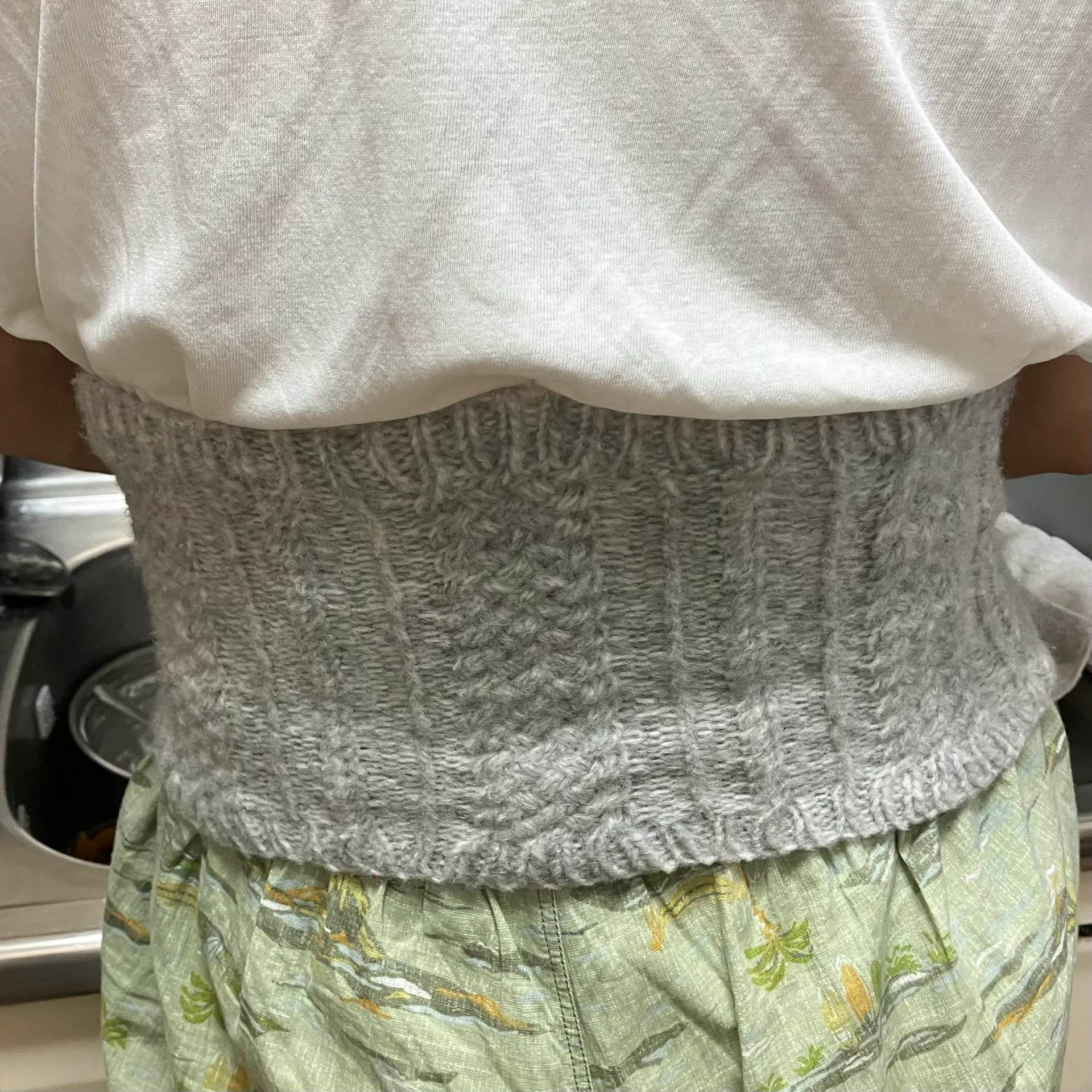 [Handicrafts] The results of my revenge project: the saggy belly warmer ...