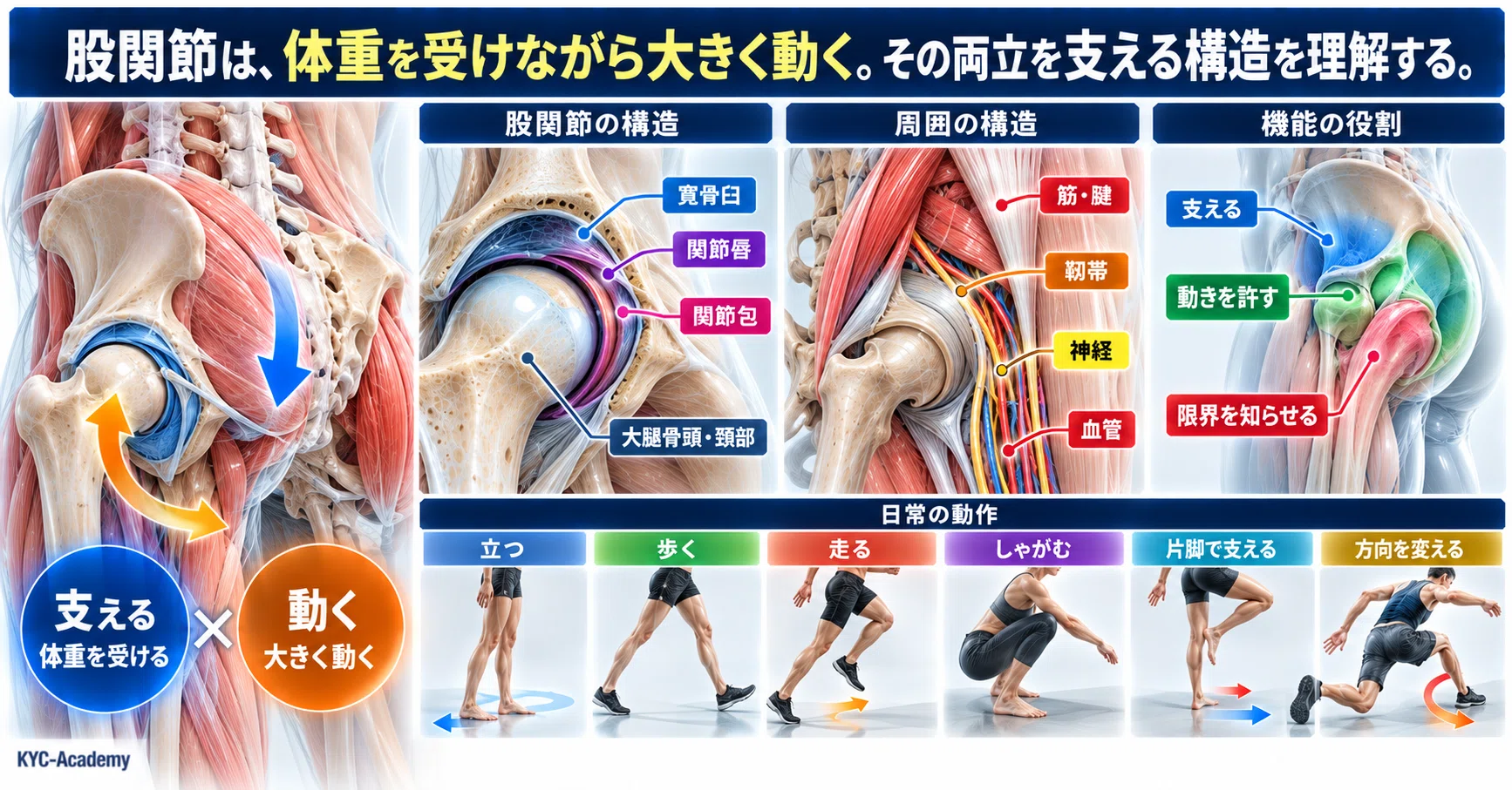 Kati Bandha / Hip Joint [Anatomy Edition | KYC Theory]｜kyc-academy