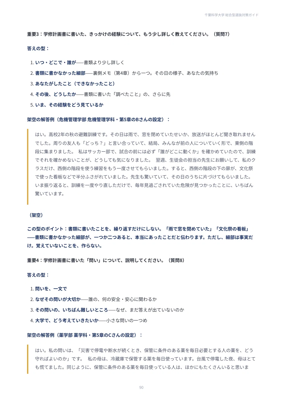 [Chiba Institute of Science] Comprehensive Selection Preparation Guide ...