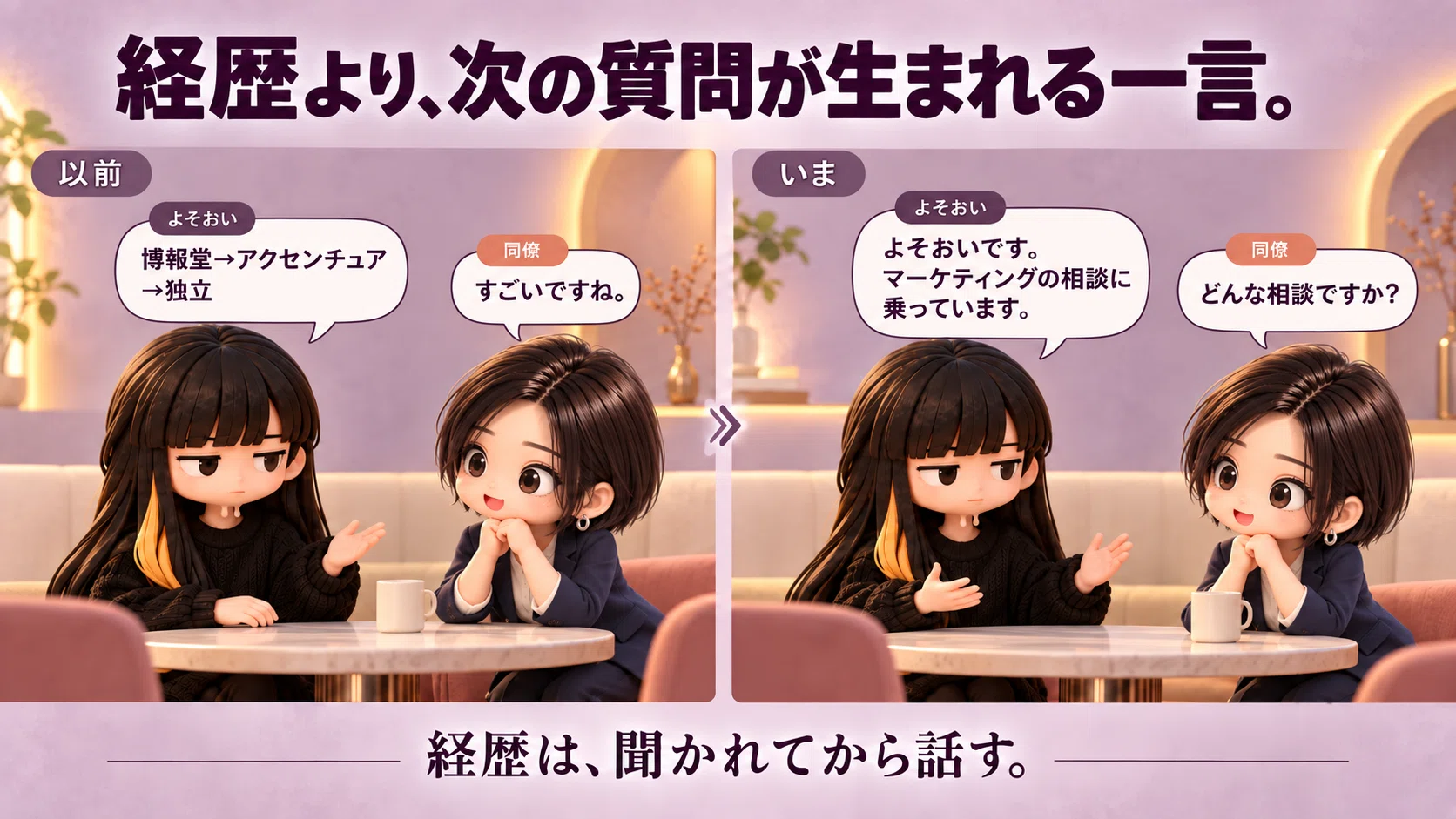 自己紹介を30秒に削るだけで、名前を覚えてもらえる｜よそおいさん
