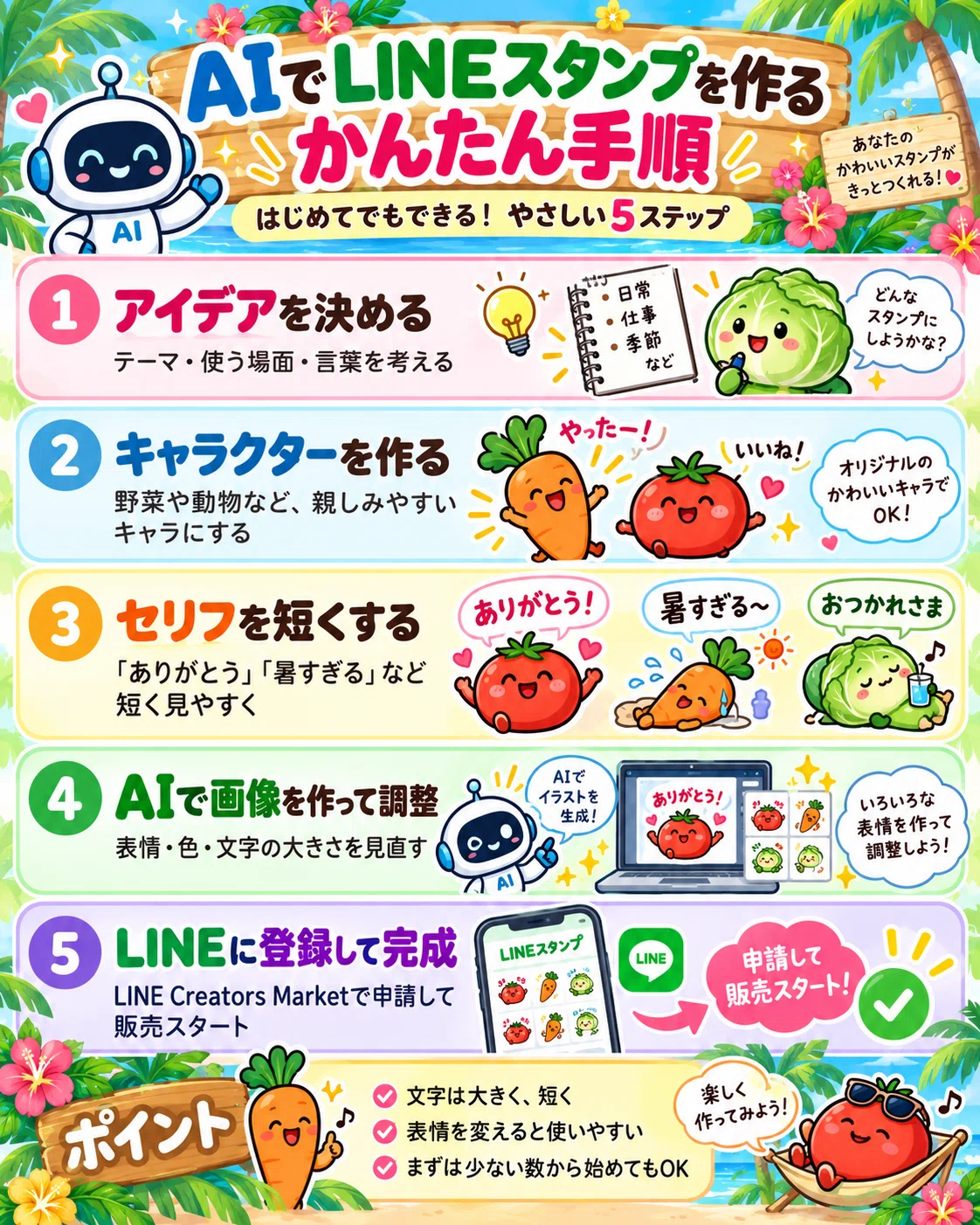 How to Create LINE Stickers with AI | A Simple Guide for Beginners ...