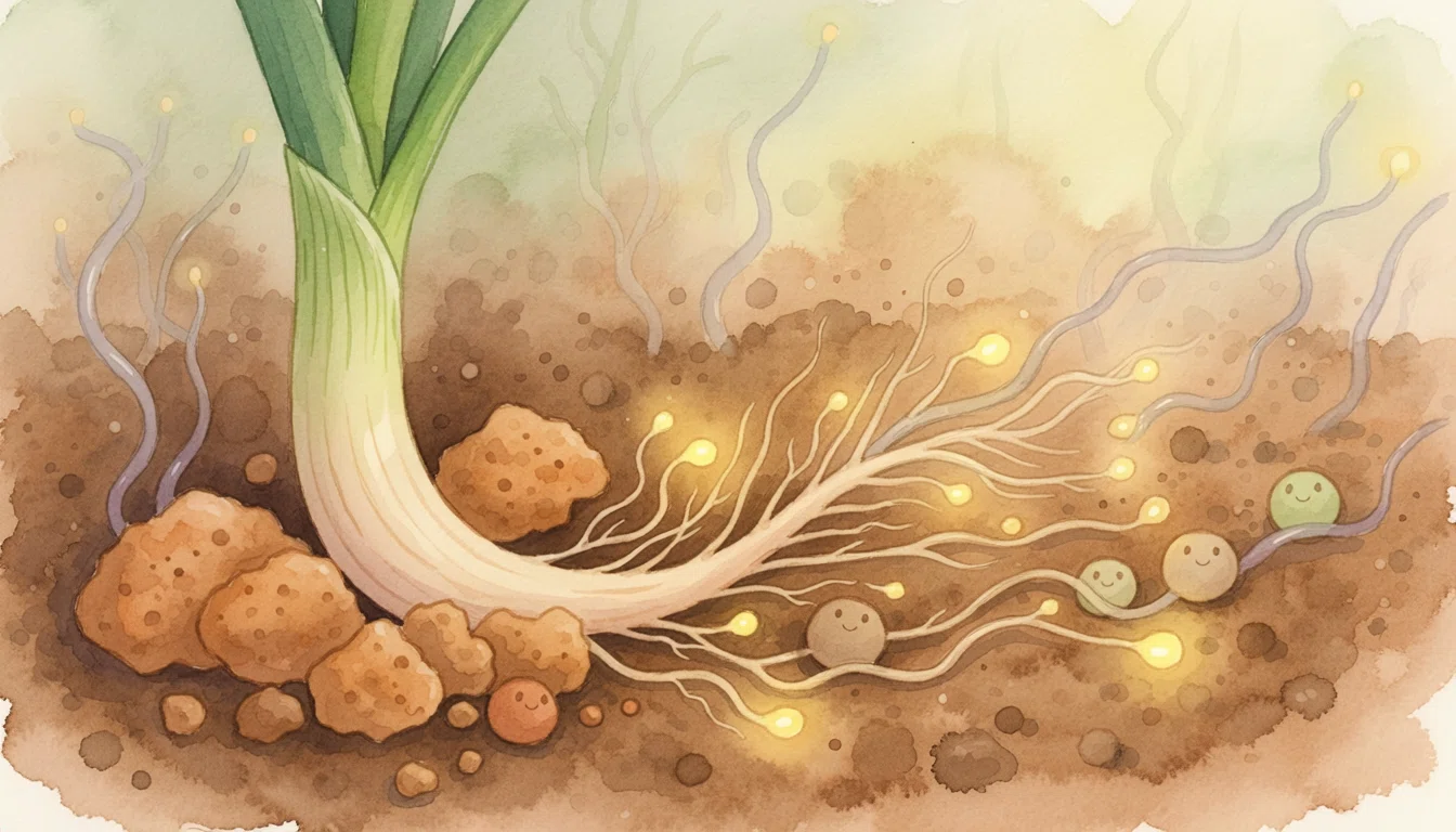 A spoonful of soil microbes for onion seedlings｜Edge Farm & Garden