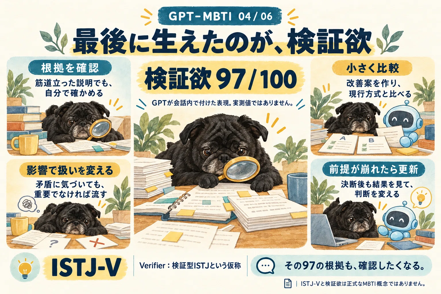 PT-MBTI Diagnosis | Answering 30 Questions Generated a 'Verification ...