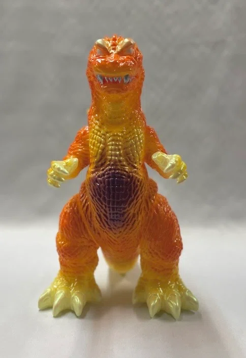 M1号 チタノザウルス ハロウィンカラー ソフビ 開封品 メカゴジラ ブルマァク ハロウィン・カラーVer. M1号製ソフビ｜ゆる