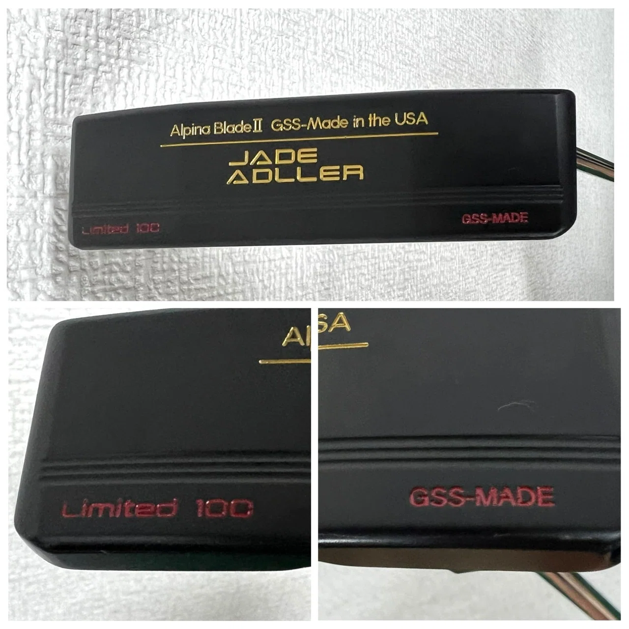 クラブ JADE ADLLER ALPINA MALLET GSS LIMITED100 商品紹介】JADE ADLLER アルピナブレードII リミテッド100｜365GOLF