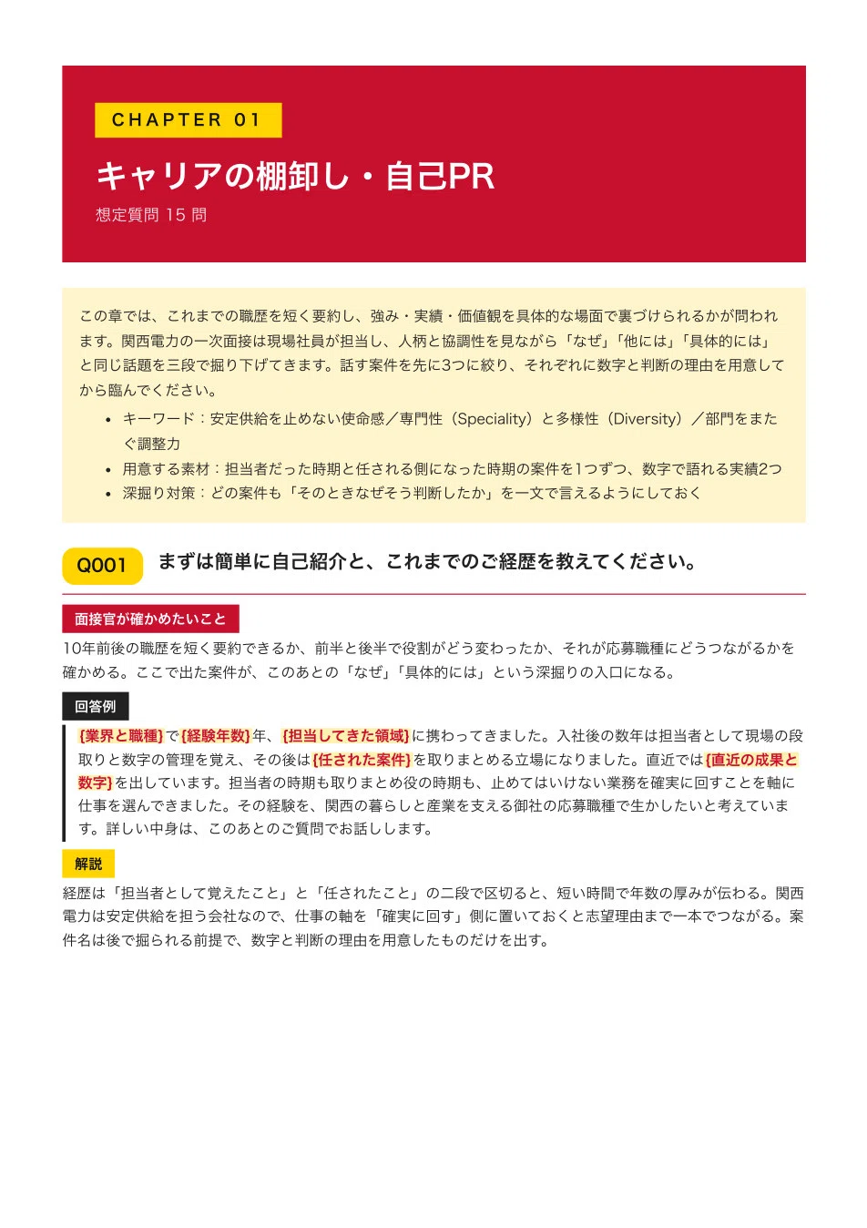 Job Change in Your 30s | 100 Questions and Answer Examples for Kansai ...