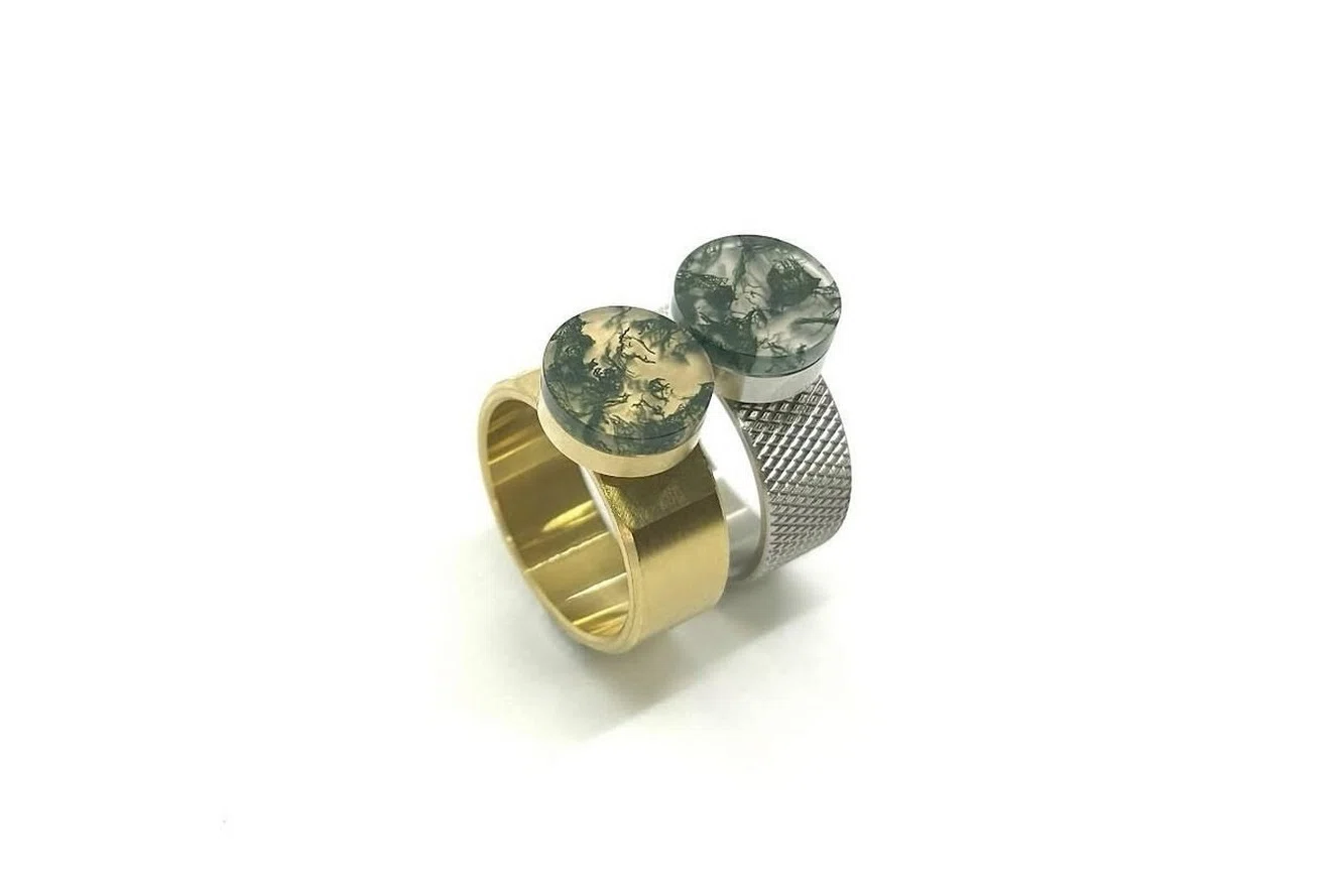 About Moss Agate｜TAZOE / Small Factory Ring