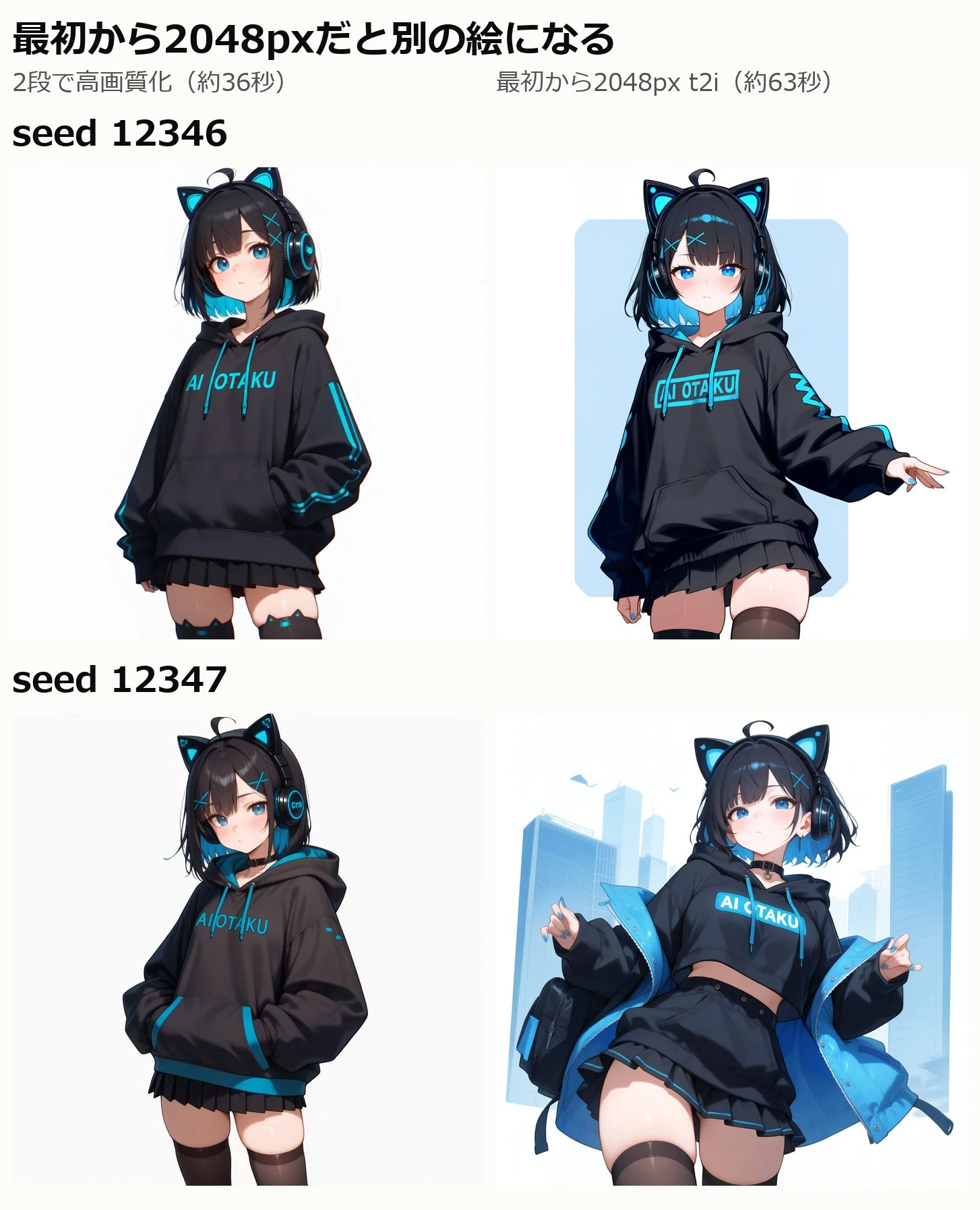 ぽむページ 512pxは無駄じゃない｜i2i 2段階で2048pxに高画質化【Anima】｜AIが