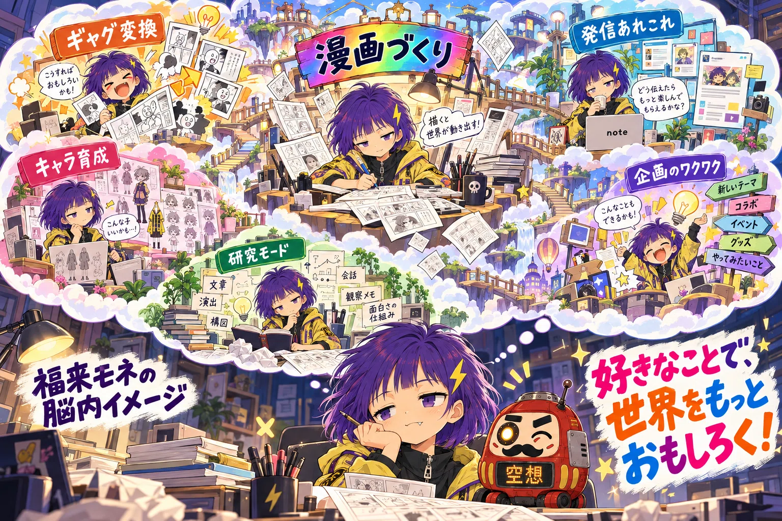 The Tale of the Piping Hot Baton Received from Waka-mon｜福来モネ