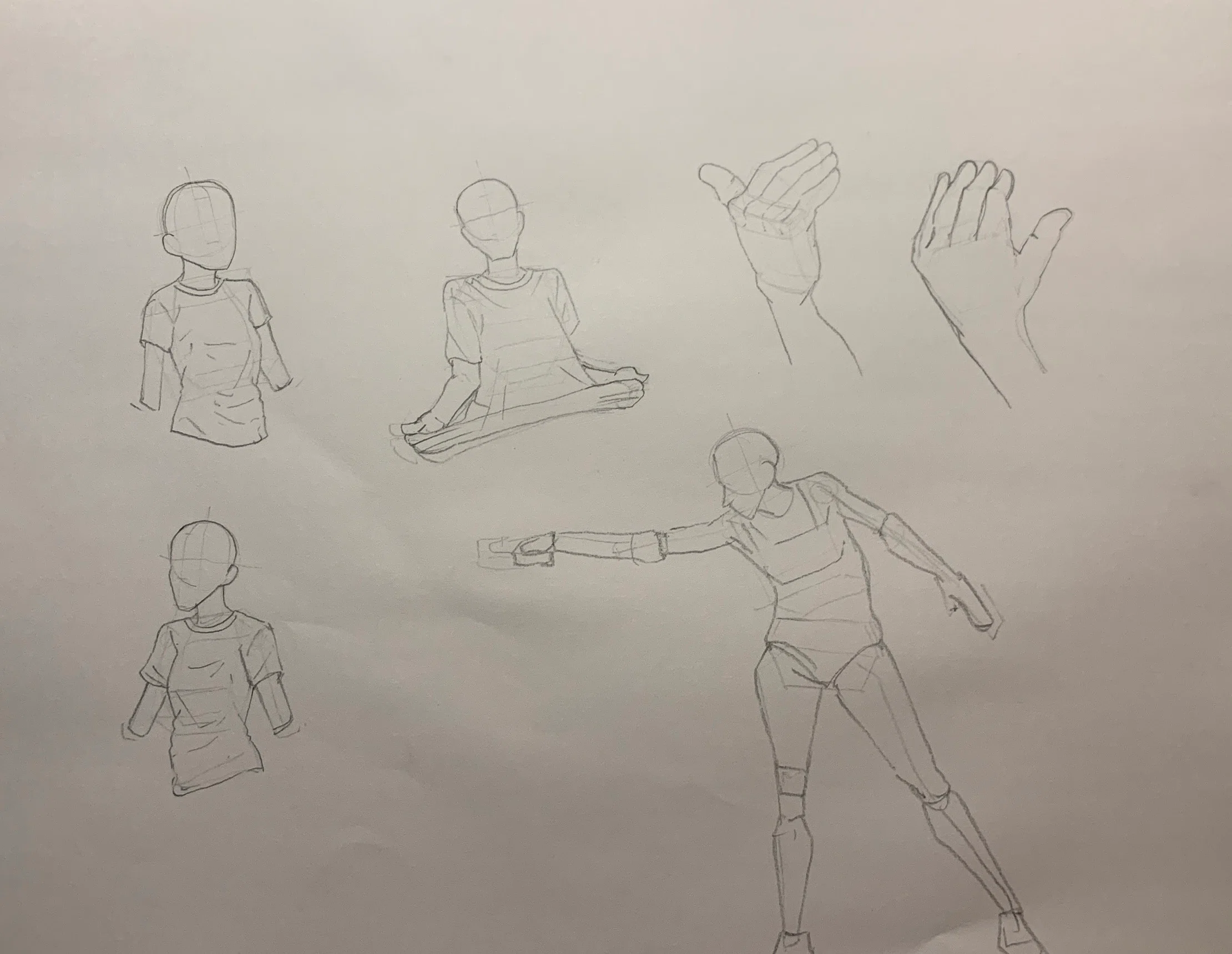 Drawing Practice | Day 219/365 | 158/1,000 Figures｜コスモスパース|毎日練習📐