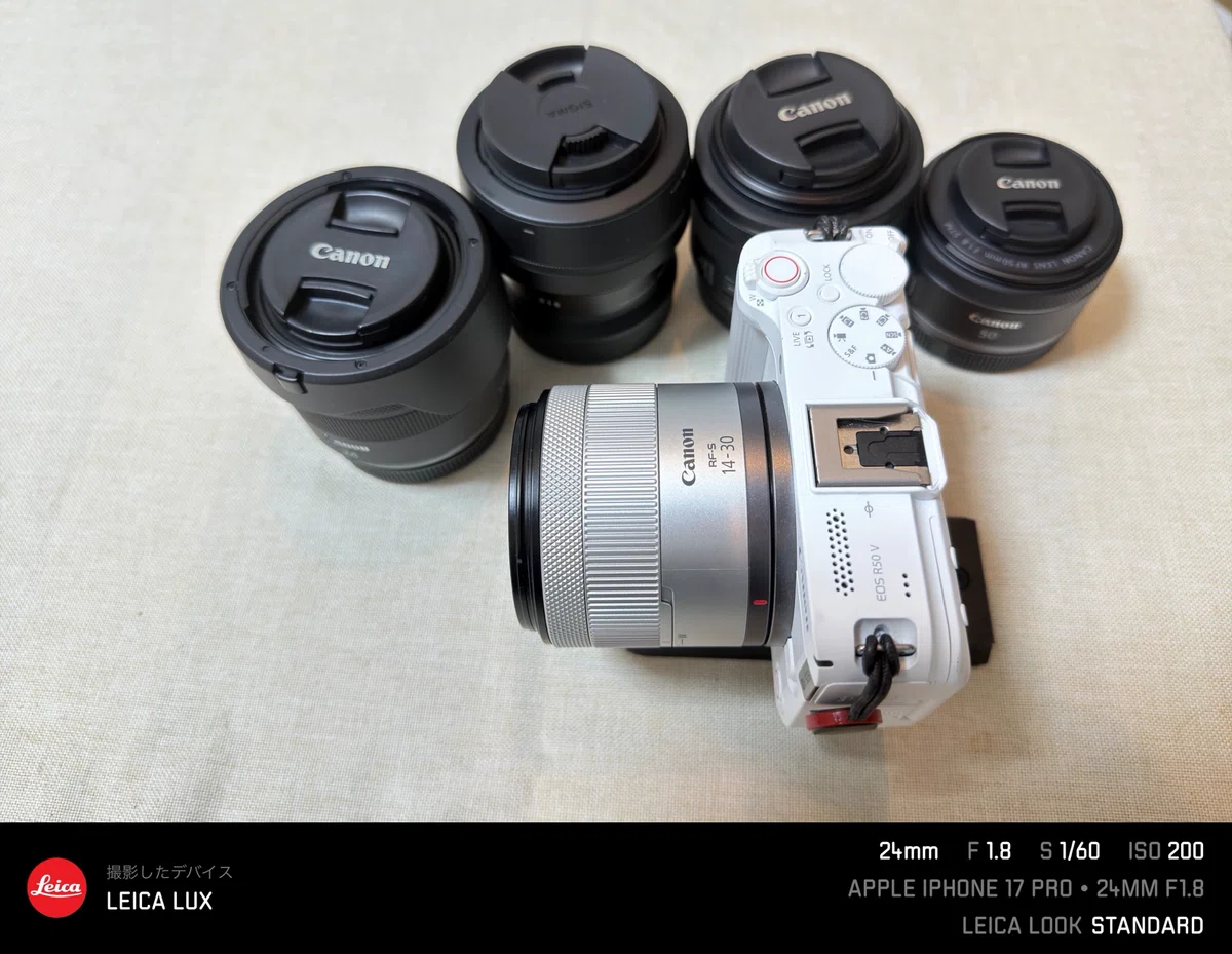 Sigma 30mm F1.4 DC DNはCanon R50Vで長く使えそうか？｜Aaron Shin