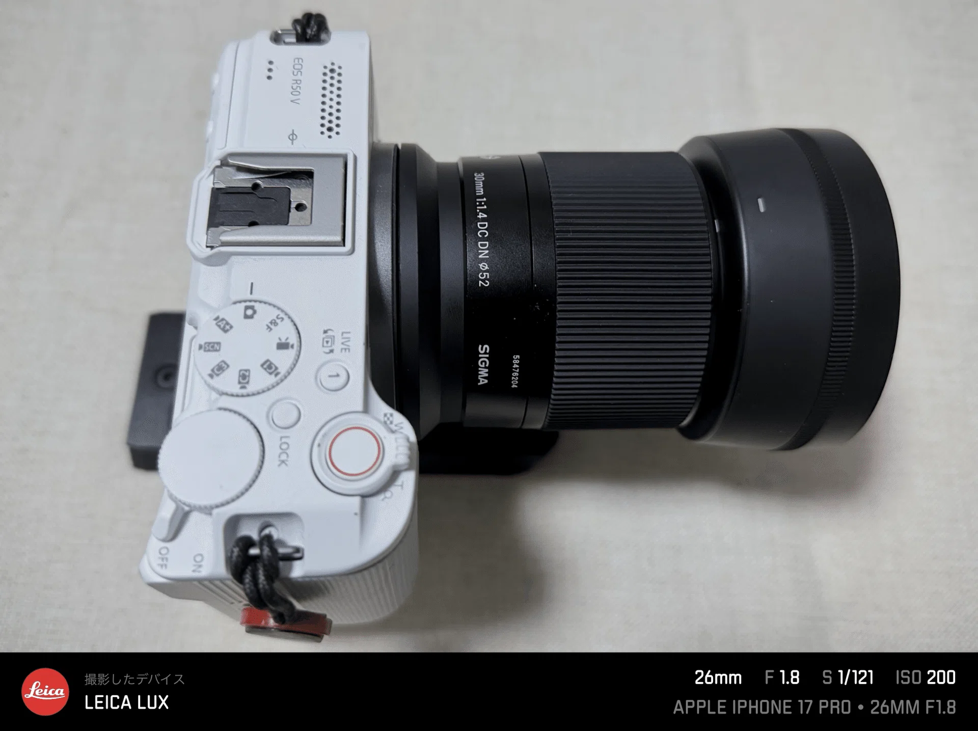 Sigma 30mm F1.4 DC DNはCanon R50Vで長く使えそうか？｜Aaron Shin