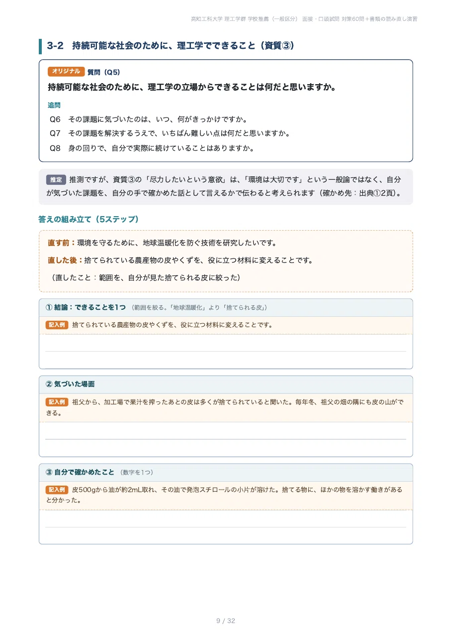 [2027 Academic Year] Kochi University of Technology School of Science ...