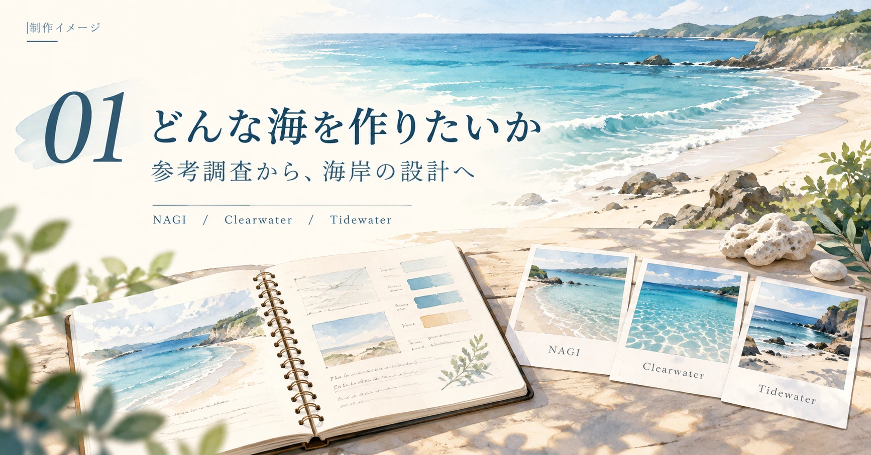 Reference Insert Format Creating a cluster beach with ChatGPT: From waves and foam to wet sand ...