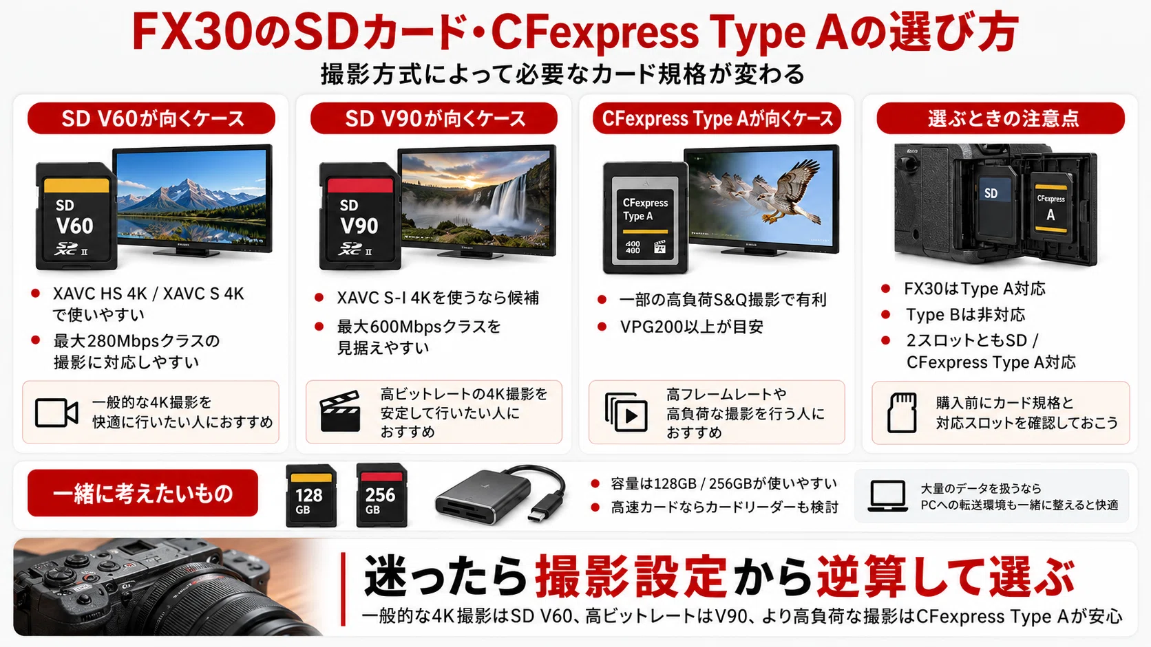 SONY】FX30 アクセサリーおすすめ｜一緒に買うべき必須アイテムと撮影